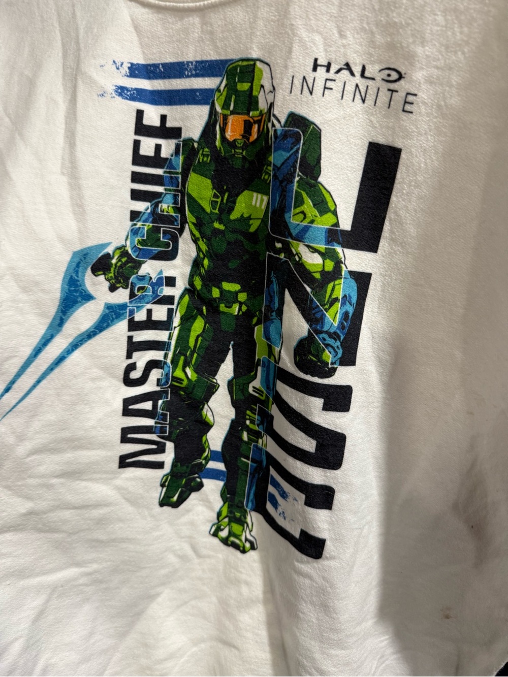 Halo Green & Blue Master Chief Graphic Sweater
